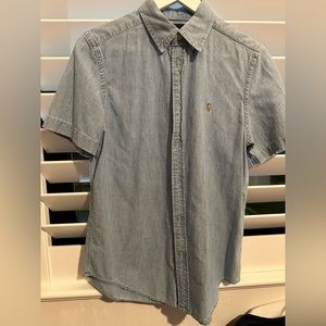 Boys Polo Chambray button down